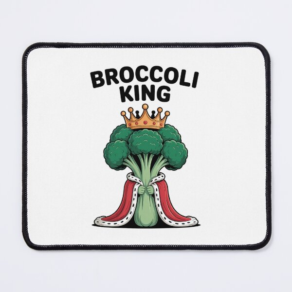 Item preview, Broccoli King Mens Broccoli Lover Cute Broccoli designed and sold by PunkNation-Arts.