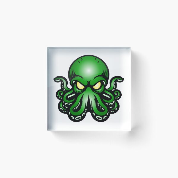Item preview, Green Octopus - Dark Mythic Vibe designed and sold by criptart.