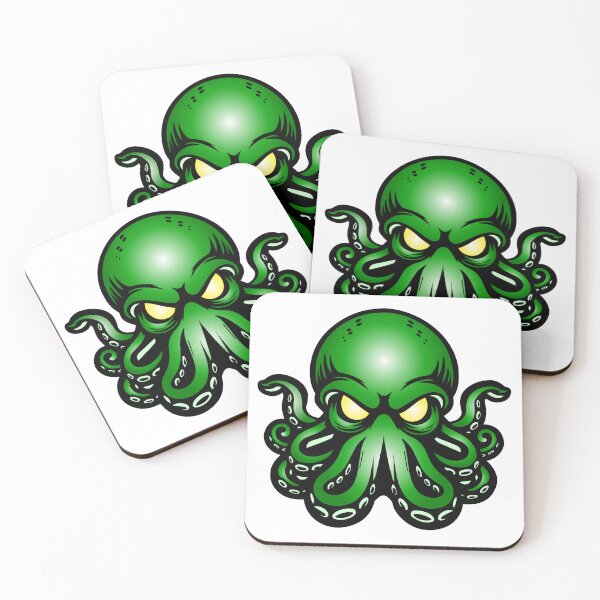 Item preview, Green Octopus - Dark Mythic Vibe designed and sold by criptart.