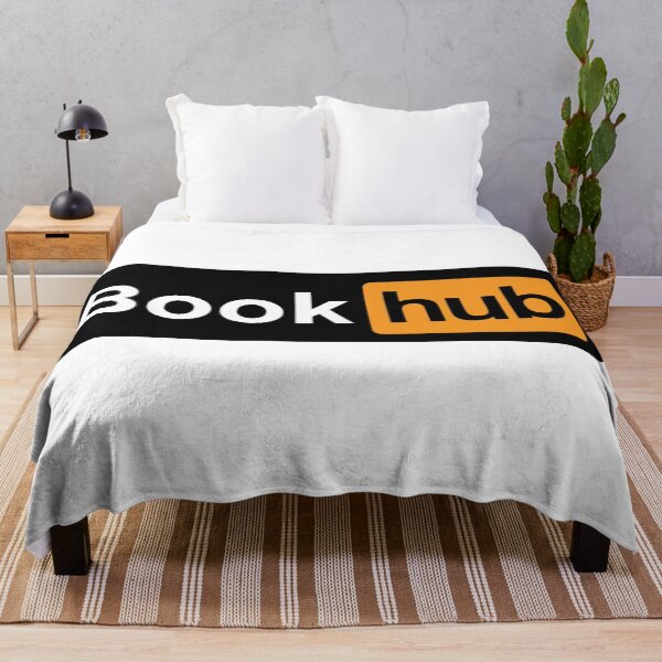 Item preview, BookHub – Funny Reading Lover Design designed and sold by SleekLineSketches.