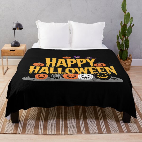Artikelvorschau, Fröhliches Halloween – mit schwarzen Katzen, Kürbissen, Fledermäusen und Spinnennetzen entworfen und verkauft von KaueLimaCosta.