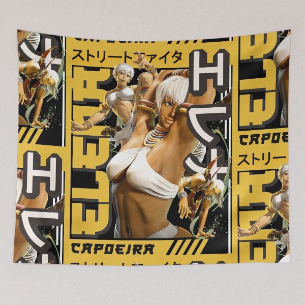 Item preview, Street Fighter Elena Illustration Art Game Art designed and sold by Back2Collage.