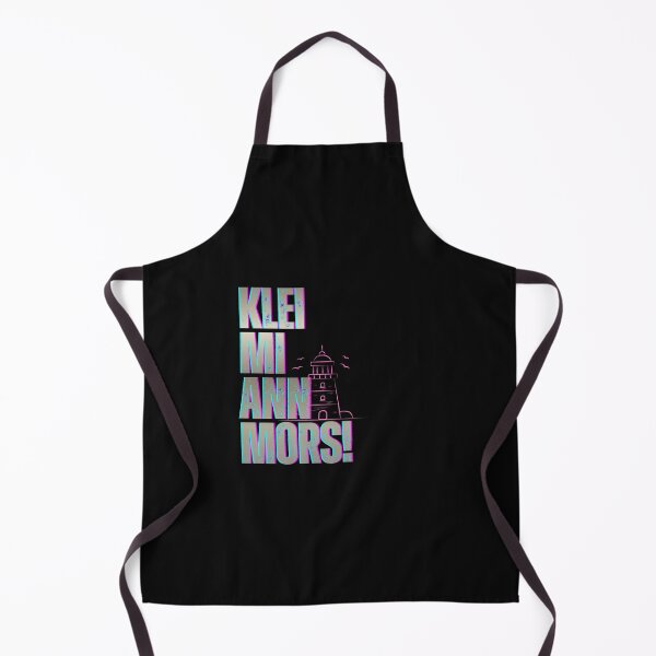 Item preview, Klei mi ann Mors – Low German saying in neon coastal style designed and sold by Fies-und-Fein.
