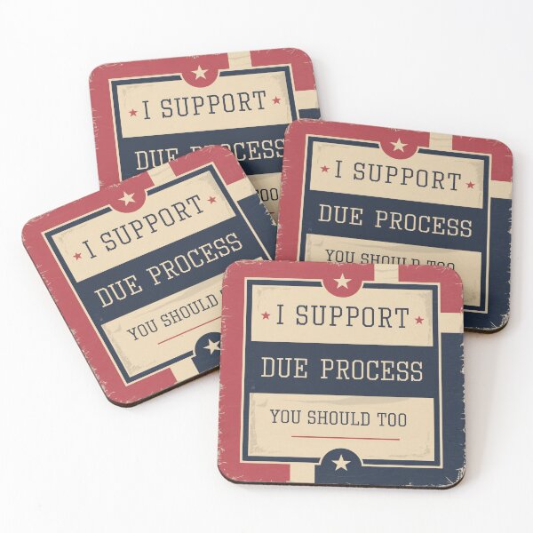 Item preview, I Support Due Process. You Should Too - Protect Due Process  designed and sold by ketkacreations.
