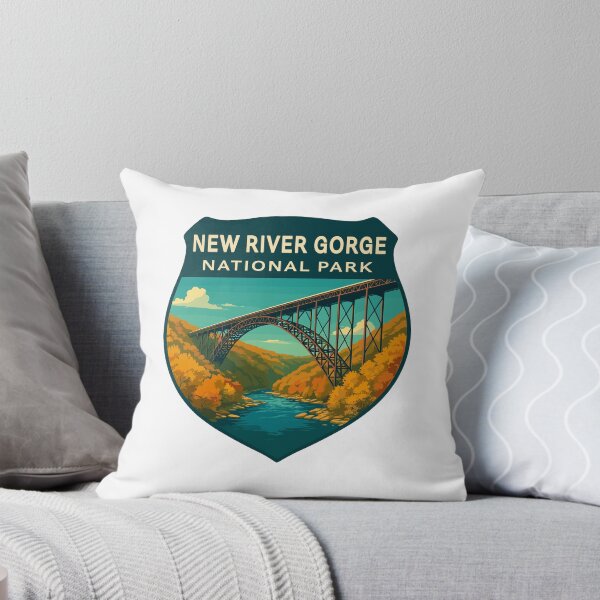 Item preview, New River Gorge National Park Retro Bridge Sticker designed and sold by Ismeal Von.