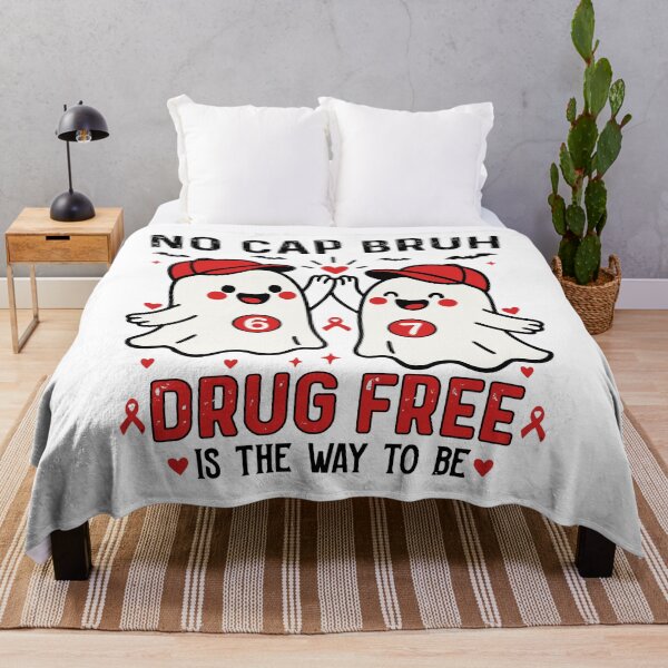 Item preview, No Cap Bruh Drug Free Is The Way To Be designed and sold by badreeder.