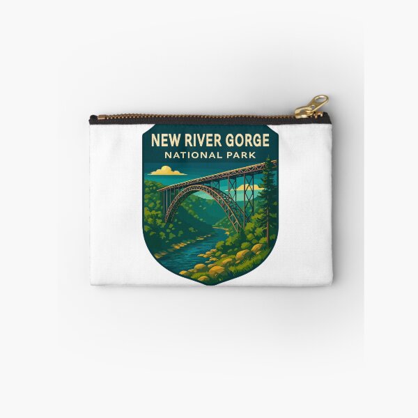 Item preview, New River Gorge National Park Retro Bridge Sticker designed and sold by Ismeal Von.