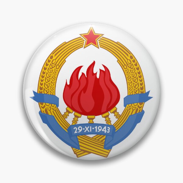 Item preview, Socialist Federal Republic of Yugoslavia Emblem – Retro Historical Design designed and sold by TipTop GFX.