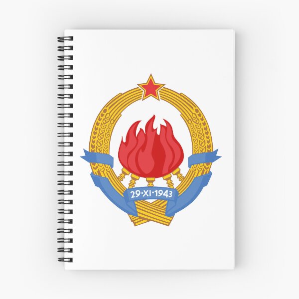 Item preview, Socialist Federal Republic of Yugoslavia Emblem – Retro Historical Design designed and sold by TipTop GFX.