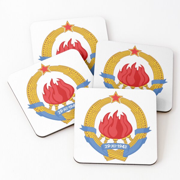Item preview, Socialist Federal Republic of Yugoslavia Emblem – Retro Historical Design designed and sold by TipTop GFX.
