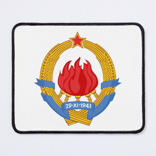 Item preview, Socialist Federal Republic of Yugoslavia Emblem – Retro Historical Design designed and sold by TipTop GFX.