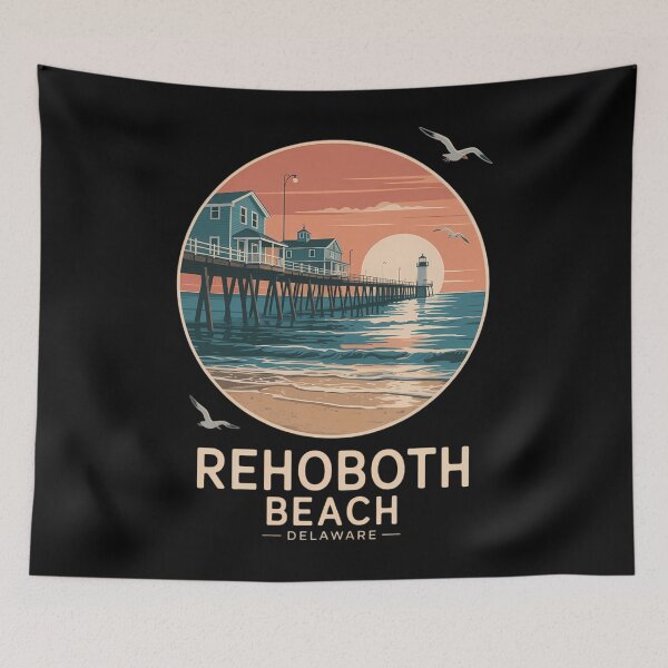 Item preview, DE Boardwalk Rehoboth Beach Delaware designed and sold by PunkNation-Arts.