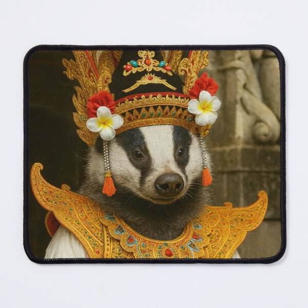 Item preview, Balinese Dancer Badger designed and sold by Tridentulus.