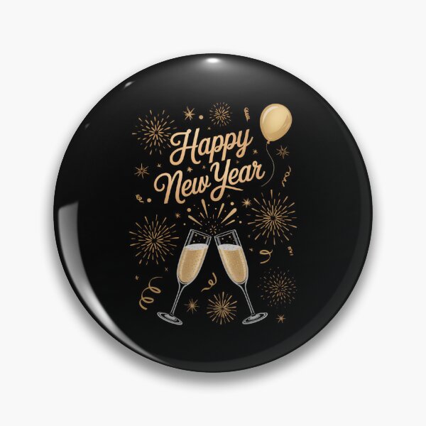 Item preview, New Year Party Decoration New Year Happy New Year designed and sold by DeadlockCrew.