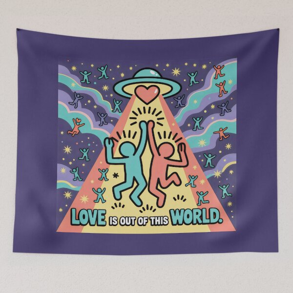 Item preview, Raised Hands in a Beam of Universal Love designed and sold by SplashTastic.
