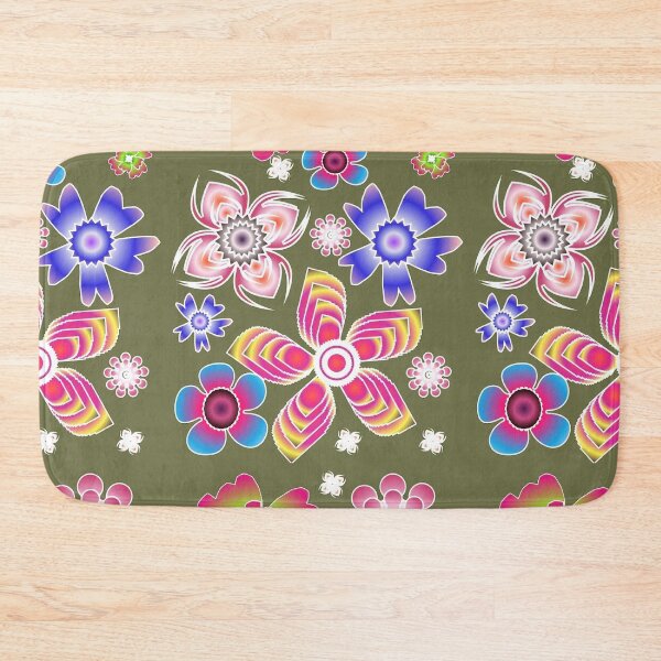 Item preview, Vibrant Neon Abstract Flowers designed and sold by HopeAndHustle.