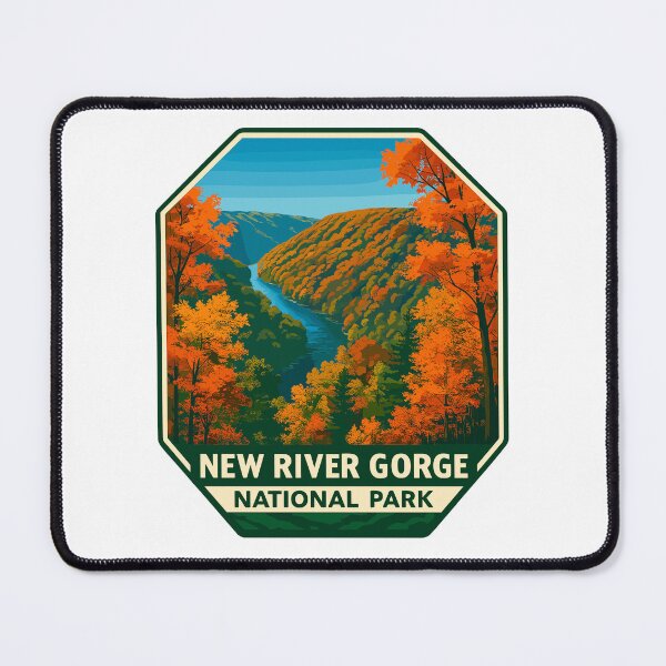 Item preview, New River Gorge National Park Retro Bridge Sticker designed and sold by Ismeal Von.