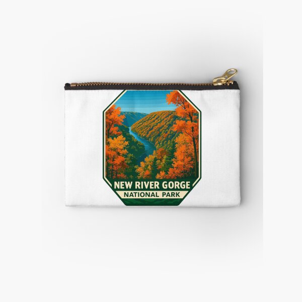 Item preview, New River Gorge National Park Retro Bridge Sticker designed and sold by Ismeal Von.
