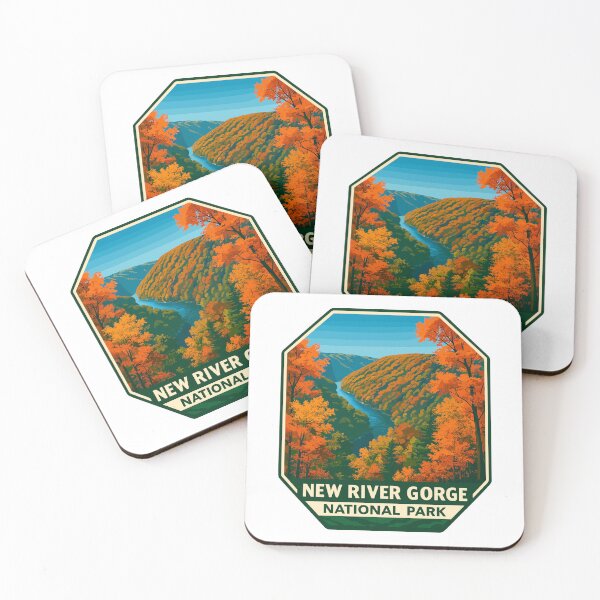 Item preview, New River Gorge National Park Retro Bridge Sticker designed and sold by Ismeal Von.