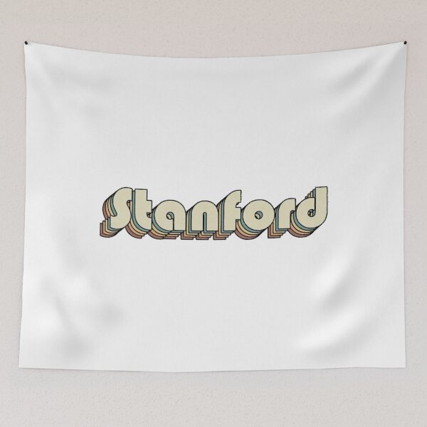 Item preview, Stanford  Retro Rainbow Typography Style  70s T-Shirt designed and sold by TinaWinsor.