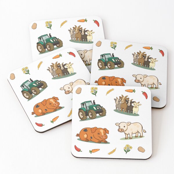 Item preview, Farm Shop | Illustrated Farm Doodles | Team Tractor designed and sold by .Stitch.Stab.Scroll.Social..