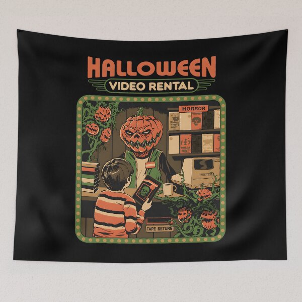 Item preview, Retro Video Rental — Horror Vibes Poster designed and sold by KaueLimaCosta.
