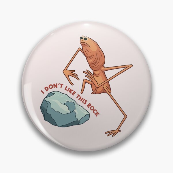 Item preview, Marcus The Worm, I Don't Like This Rock, Marcus The Worm Meme, Funny Meme, Brain Rot designed and sold by toongstudio.