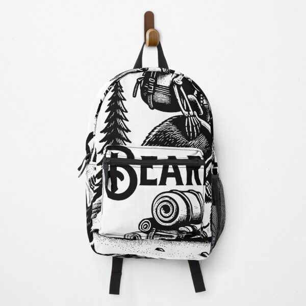 Item preview, Bearly Alive Skeleton Riding Bear Design | Funny Adventure Camping Retro Sunset Art designed and sold by Graphic Botique.