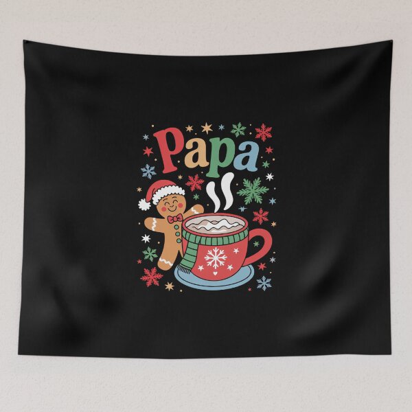 Item preview, Papa Hot Cocoa Gingerbread Family Christmas designed and sold by DeadlockCrew.