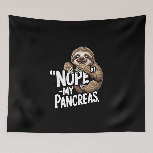 Item preview, Pancreas Cute Sloth Type 1 T1D Diabetes Funny designed and sold by DeadlockCrew.