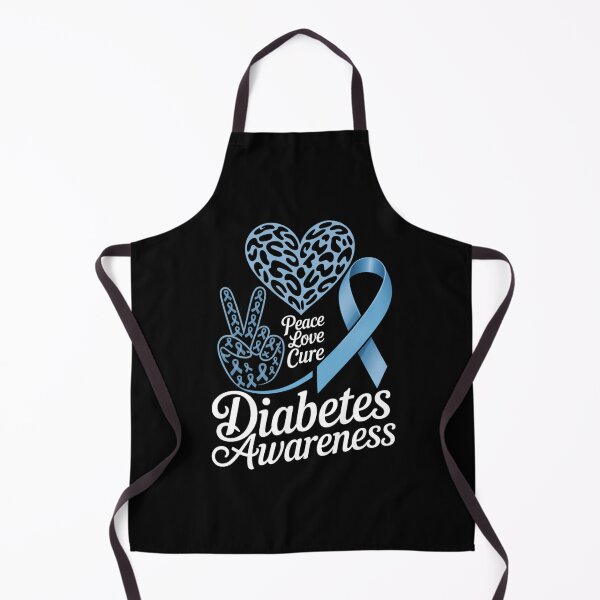 Item preview, Peace Love Cure Diabetes Awareness Diabetic designed and sold by DeadlockCrew.