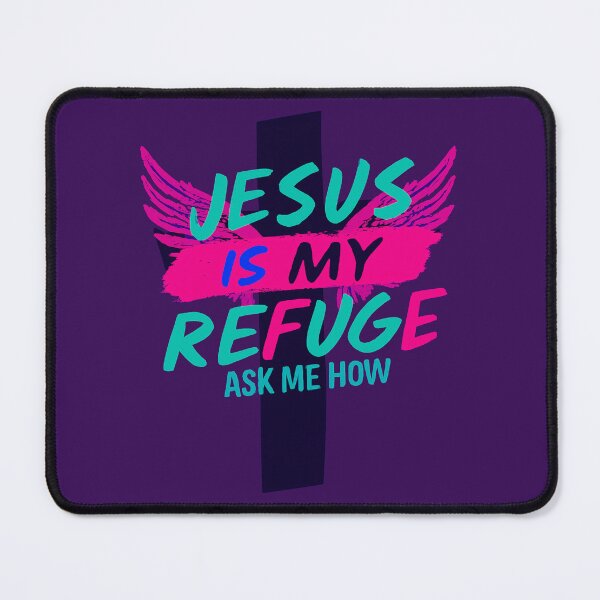 Item preview, Neon Wings of Refuge and Faith designed and sold by CoffeeNJesus.