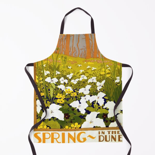 Item preview, Vintage South Shore Line Train Poster | 1920s Art Nouveau Railway Art | Chicago to South Bend | Indiana Dunes Travel Decor designed and sold by artofuniverse.