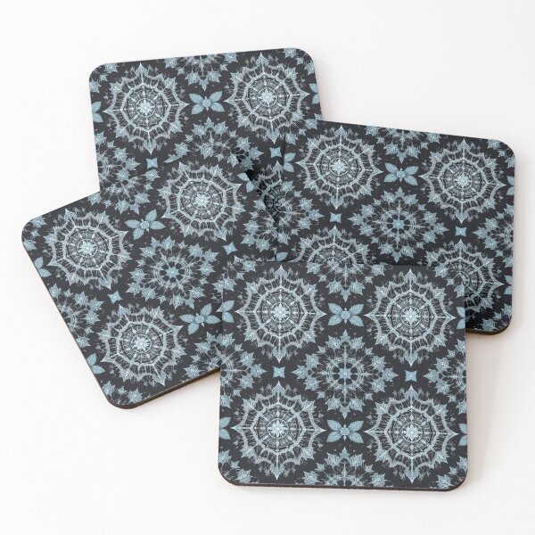 Item preview, Intricate Blue Floral Mandala Pattern designed and sold by InezPhotography.