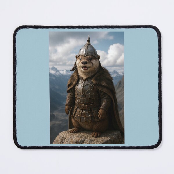 Item preview, Genghis Khan Otter on a Mountaintop designed and sold by Tridentulus.