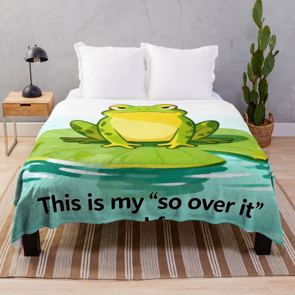 Item preview, So Over It Pond Face designed and sold by Buttonquill.