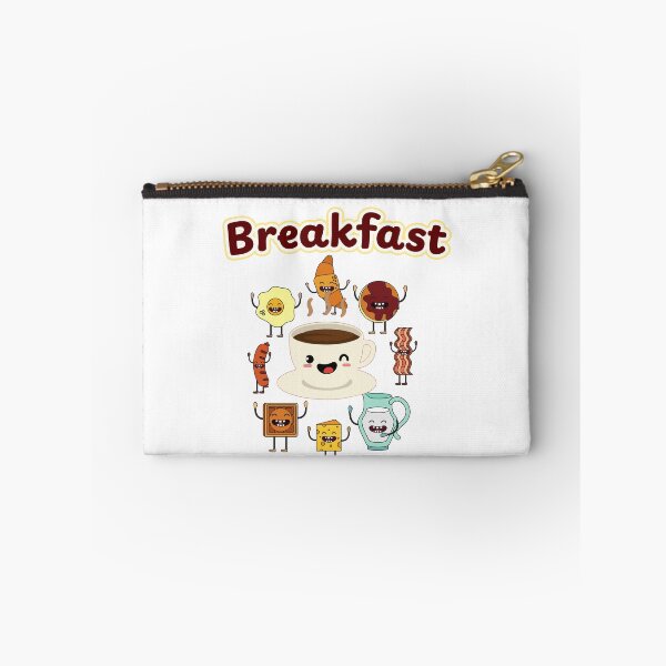 Item preview, Happy Breakfast Squad – Cute Kawaii Coffee, Bacon & Egg Friends designed and sold by Fanatic Nerd.