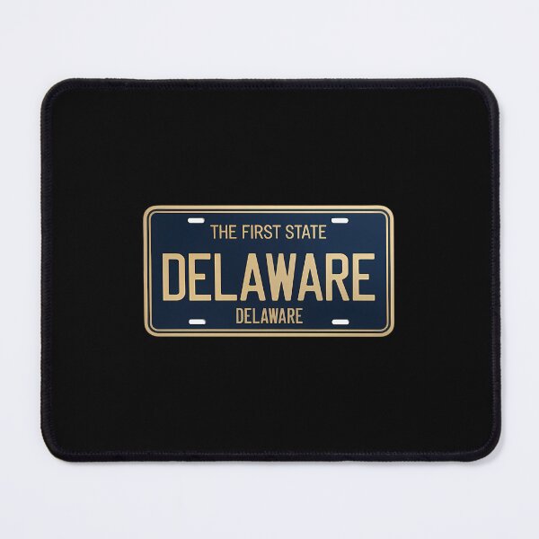 Item preview, Delaware - DL - License Plate - DELWRE - Classic designed and sold by PunkNation-Arts.