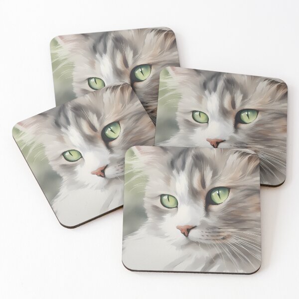 Item preview, Norwegian Forest Cat Closeup designed and sold by CalmnessbyChoice.