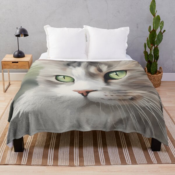 Item preview, Norwegian Forest Cat Closeup designed and sold by CalmnessbyChoice.