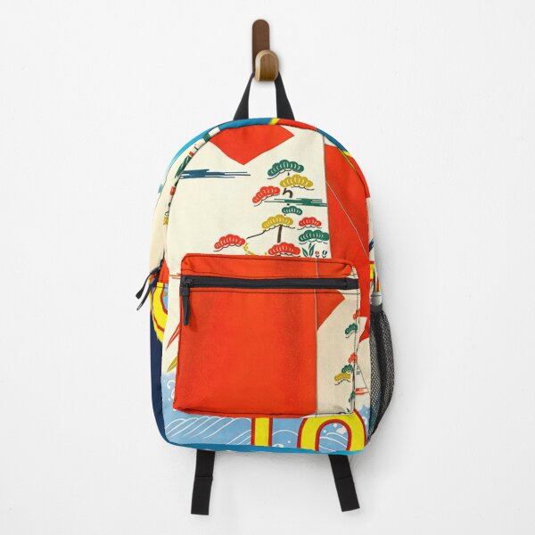 Item preview, Vintage Japan Travel Poster | Bold Colors & Geometric Design | Early 20th Century Art | Japanese Motifs Cultural Heritage designed and sold by artofuniverse.