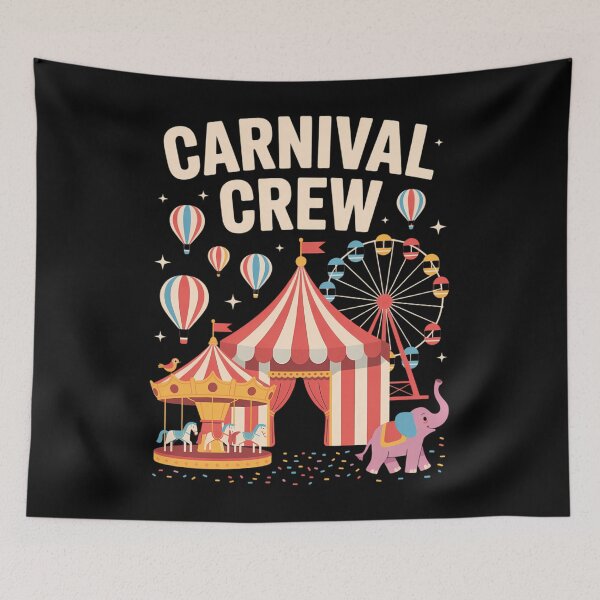 Item preview, Carnival Crew for Birthday Theme Party Matching Family designed and sold by PunkNation-Arts.