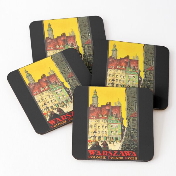 Item preview, Vintage Warsaw Travel Poster | Art Deco Style Print | Historic Old Town Architecture & Cultural Heritage | Poland Wall Art designed and sold by artofuniverse.