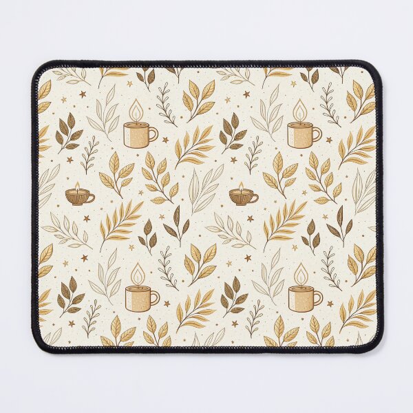 Item preview, Chic fall design with golden leaves, candles designed and sold by Merrylands Artshop.