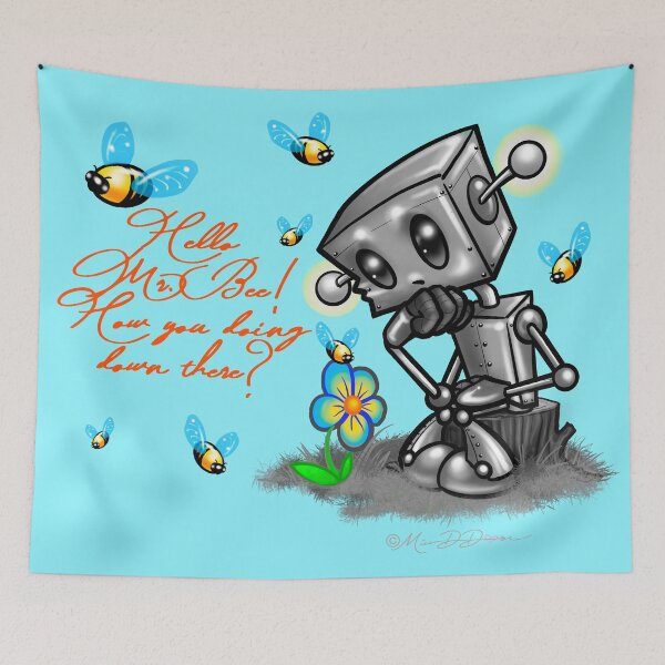 Item preview, Doodle Bots Book 1- Hi Mr. Bee! designed and sold by MetroINKbooks.