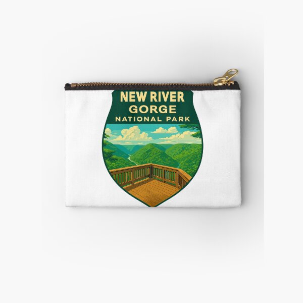 Item preview, New River Gorge National Park Retro Bridge Sticker designed and sold by Ismeal Von.