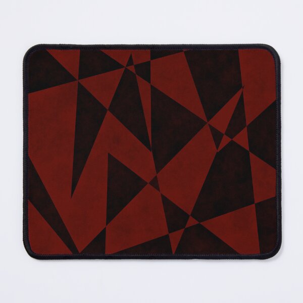 Item preview, deep red and black tringles designed and sold by pluielegere.