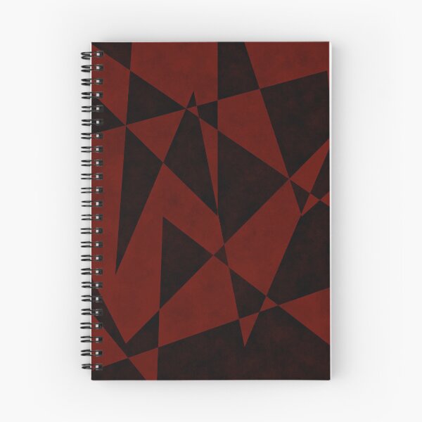 Item preview, deep red and black tringles designed and sold by pluielegere.