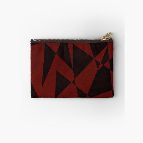 Item preview, deep red and black tringles designed and sold by pluielegere.