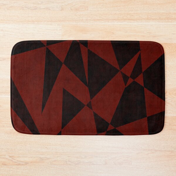 Item preview, deep red and black tringles designed and sold by pluielegere.